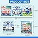 ASTARON Magnetic Puzzles for Toddlers, 12-16-20 Pieces Vehicle Learning Magnet Puzzles for Road Trip, Educational Travel Toys Car Plane Activities for Kids, Kids Birthday Gifts