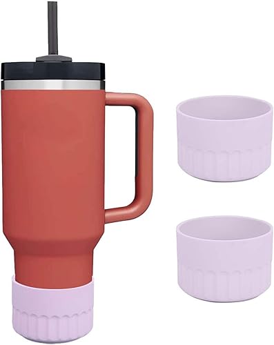 Miniatura 9 de 2 botas de silicona para vaso Stanley de 40 onzas y 30 onzas, funda protectora de silicona para botas, cubierta inferior antideslizante para todas