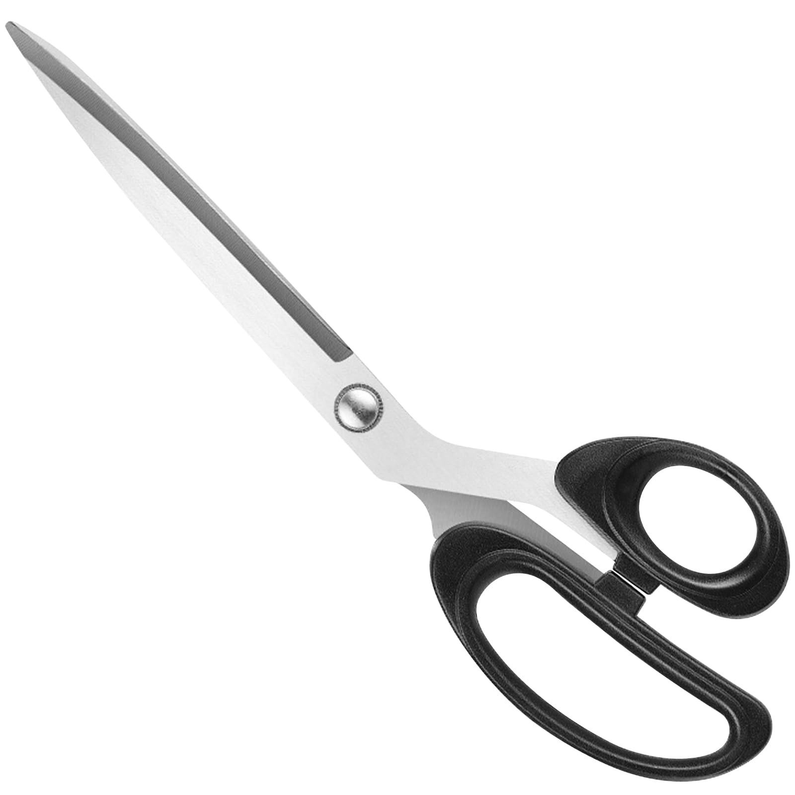 10-Inch All-Purpose Sharp Fabric Scissors - Heavy-Duty Stainless Steel Professional Shears for Cutting Clothes, Leather - Ideal for Tailor, Home, Office Use.