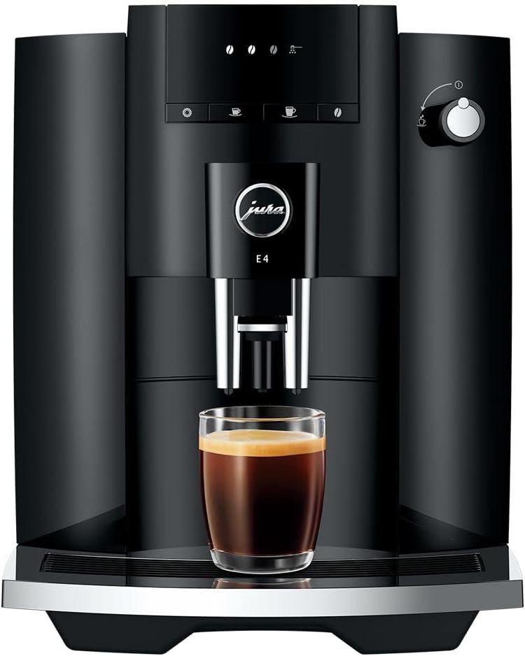 Jura E4 Piano Black Automatic Coffee Maker