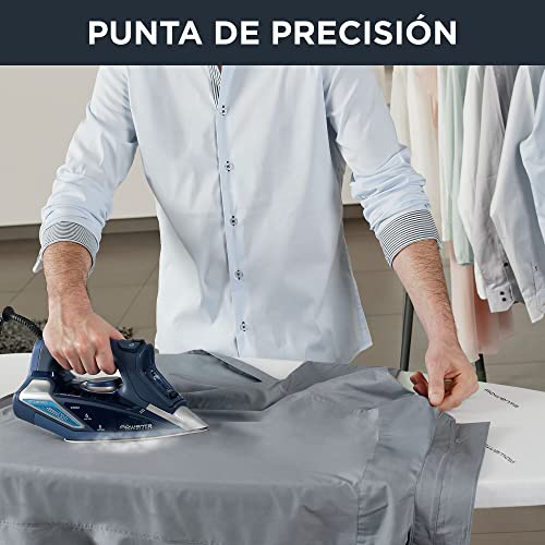 Rowenta-Steamforce-DW9240-Plancha-ropa-vapor-3100-W-golpe-de-vapor-230-grmin-y-vapor-continuo-de-65-grmin-ajuste-automatico-temperatura-antical-integrado-autoapagado-y-autolimpieza-Azul