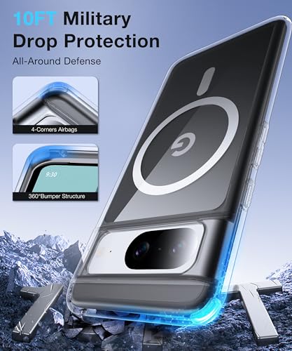 Coque aimantée Google Pixel 8 antichoc de qualité militaire slim - 6