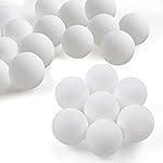 Guirnd 28 Pcs White Ping Pong Balls, 40mm Table Tennis Balls, Ping Pong Ball for Game or Arts, Pong Ball for Kids, Pet Toys