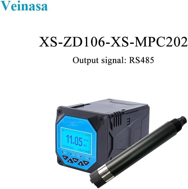 XS-ZD106 Turbidity Sensor Waterproof Online Rs485 Measurement Lab Turbidity Meter Water Turbidity Tester Water Quality Analyzer (XS-ZD106+XS-MPC202)