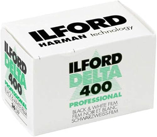 Ilford 1748192 Delta Pro 400 Fast Fine Grain Película en blanco y negro, ISO 400, 1.378 in, 36 exposiciones