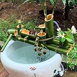 Photo Gallery lxjbbd fontana in bambù per interni, decorazione da giardino giapponese con pompa, per laghetto e cortile Photo Gallery lxjbbd fontana in bambù per interni, decorazione da giardino giapponese con pompa, per laghetto e cortile