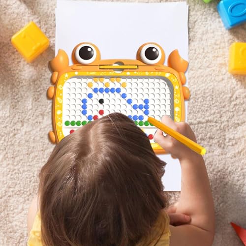 Jeu éducatif avec aimant à tige et plateau effaçable
