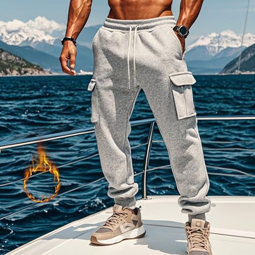 Cargo Work Pants for Men Construction Tactical Work Casual Stretch Waist with Pockets Baggy Summer Big and Tall Trousers4