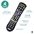 Philips Universal Remote Control for Samsung, Vizio, LG, Sony, Sharp, Roku, Apple TV, RCA, Panasonic, Smart TVs, Streaming Players, Blu-ray, DVD, Simple Setup, 4-Device, Black, SRP9243B/27