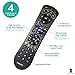 Philips Universal Remote Control for Samsung, Vizio, LG, Sony, Sharp, Roku, Apple TV, RCA, Panasonic, Smart TVs, Streaming Players, Blu-ray, DVD, Simple Setup, 4-Device, Black, SRP9243B/27