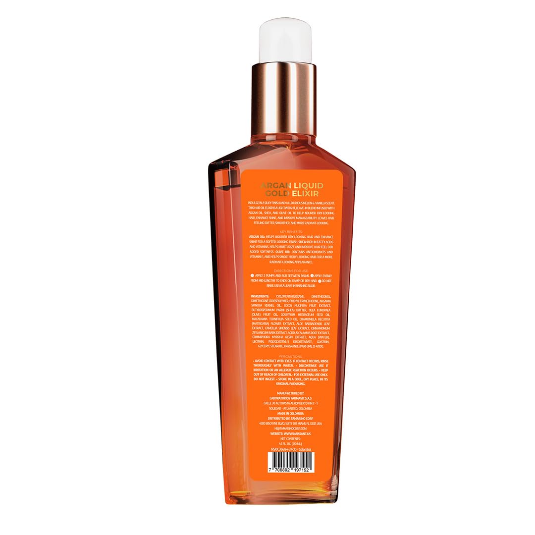 Amazon.com: naissant Elixir Argan Oil Hair Treatment | Frizz