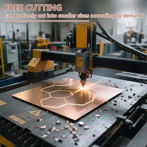 MIGUBIGU 2 Stück Kupferblech 1 mm x 100 mm x 100 mm, Kupferplatten, 99% Reines Kupferband, Kupfer Blech für Schmuckherstellung, DIY-Basteln, Leiterplattenexperimente, Keine Kratzer