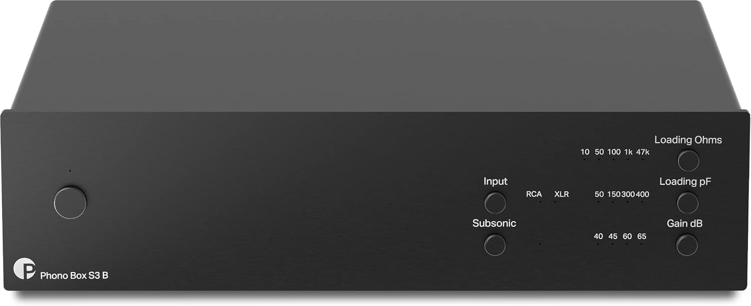 Phono Box S3 B Balanced & Discrete MM/MC Phono Preamp (Black)