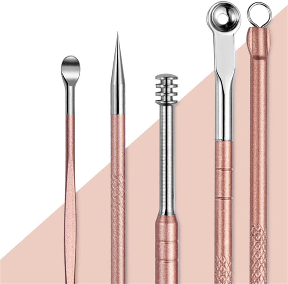 Manicure Cutters Nail Clipper Set Stainless Steel Nail Clippers Pedicure Nail Scissors Manicure Care Tools Kits,7pcs,Black(18pcspink)