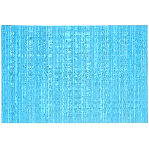 ROSE & TULIPANI - BRUNCH Placemat Turquoise 30 x 45 cm in Textilene Set of 12 pcs Cover