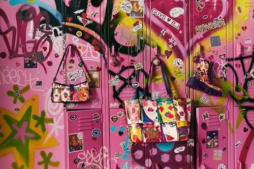 Betsey Johnson Artwork Faces Tote miniatura 7