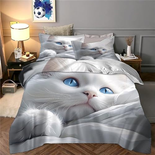 Housse de couette fermeture éclair finis les boutons cassés parure lit 3D