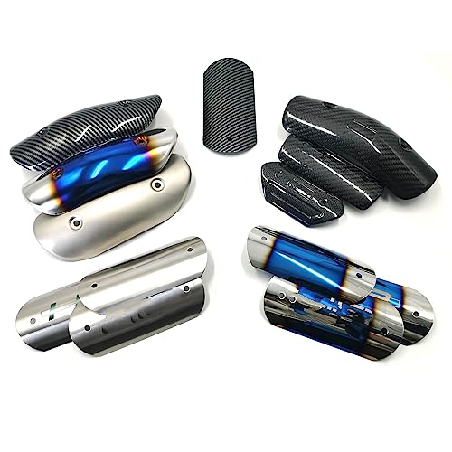 Protection échappement carbone CB650F TMAX530 look racing - 2