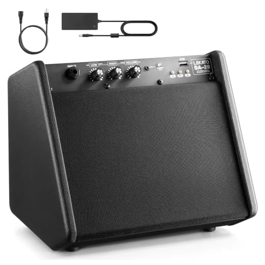 LEKATO DA-20 20W Electronic Drum Amplifier Keyboard Amp