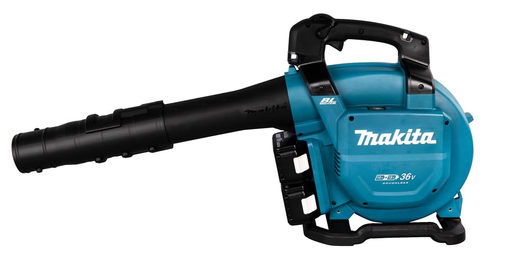 Makita DUB363PT2V Akku-Laubbläser/Sauger 2x18 V / 5,0 Ah, 2 Akkus + Doppelladegerät