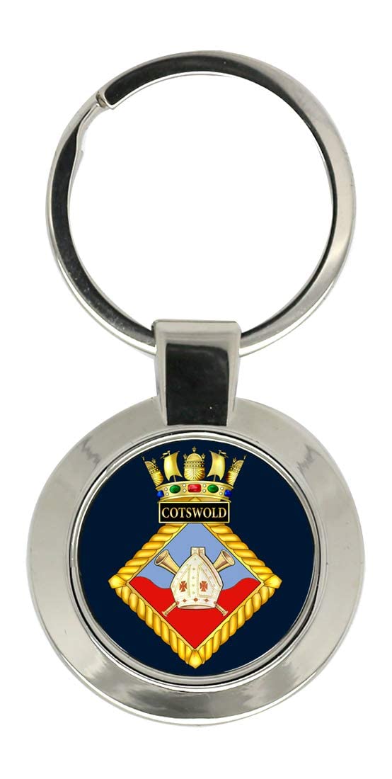 Giftshop UK HMS Cotswold, Royal Navy Key Ring