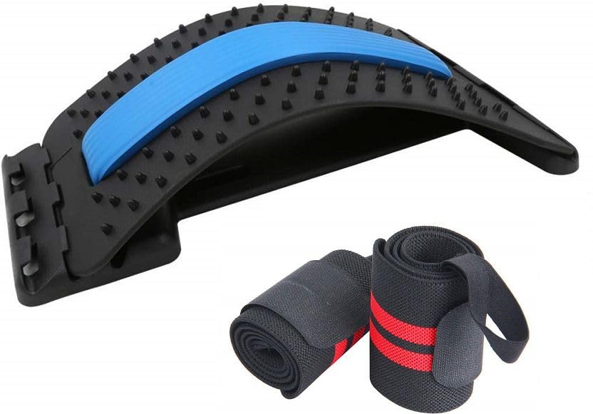 Dinetic Combo of Magic Back Support with Wrist Band Home Gym Kit Fitness Accessory Kit Kit ()-picture-13