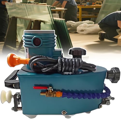 800W Portable Glass Edger, 5-12mm Thickness, 8000 RPM Electric Grinder con ruedas de diamante para maravilloso borde redondo polaco en Tile Stone Ceramic, Herramita de mano compacta para bricolaje Pro