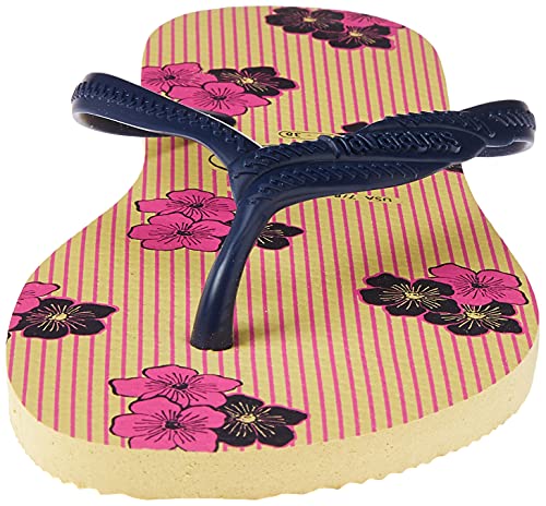 Chinelo Fantasia Romântica, Havaianas, Feminino, Amarelo Limão, 37/38