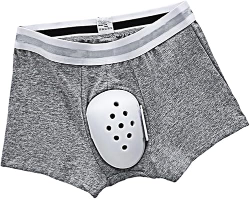 Post Circumcision Underwear for Kids, Circumcision Underwear, Surgery Recovery Pants, Breathable Boxer Shorts for Boys(Grey,L/Large)