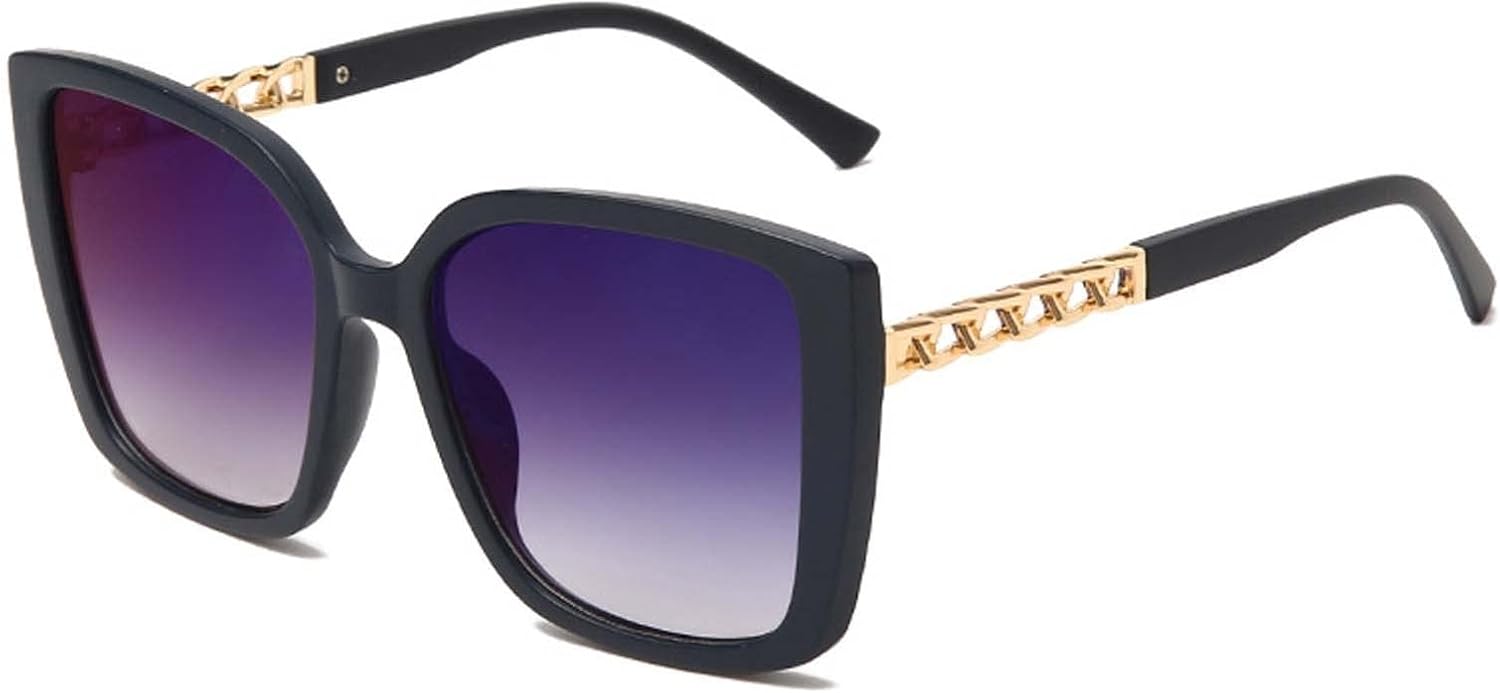 Large Frame Cat Eye Sunglasses Men and For Women Net Celebrity Street Shooting Decorative Sunglasses