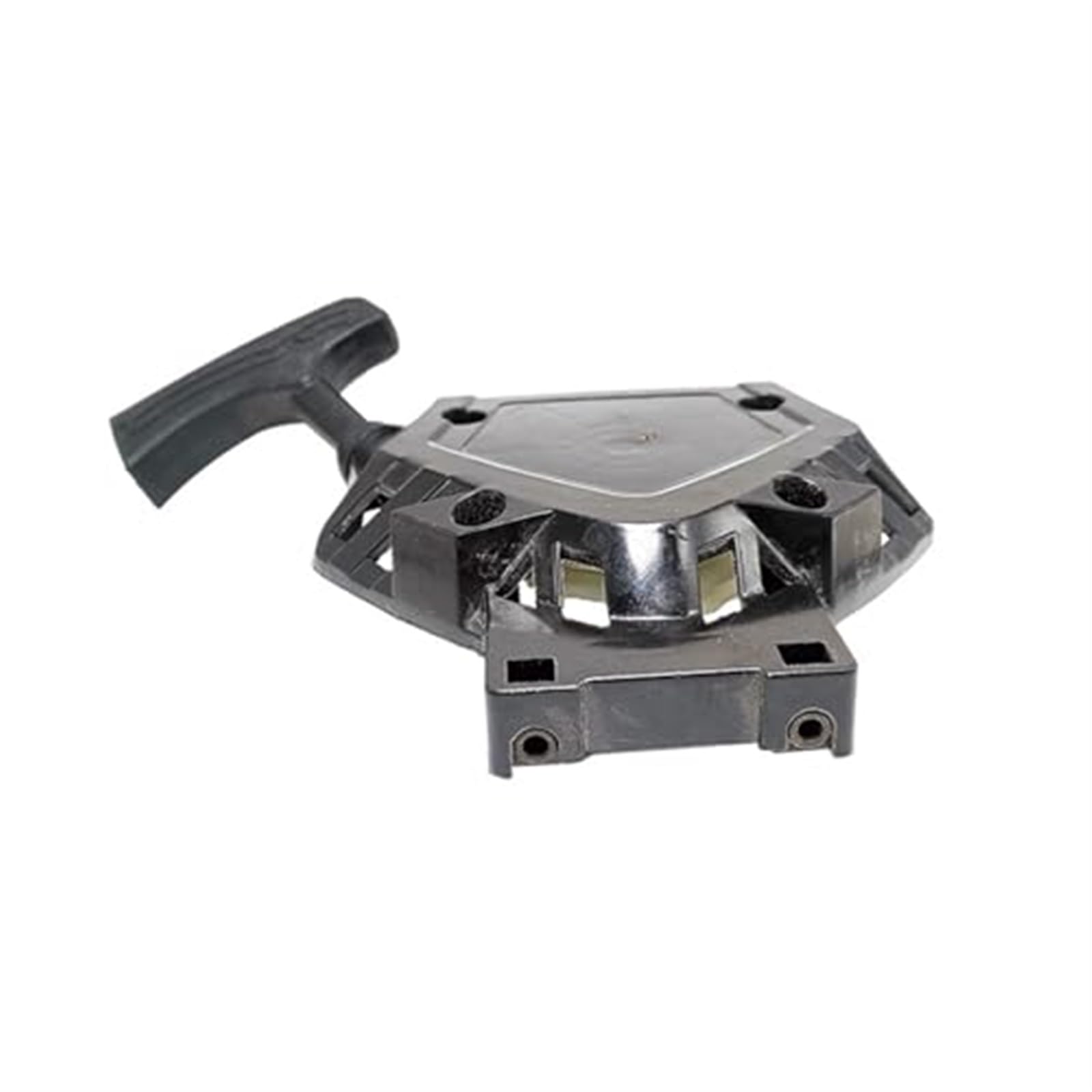 Arrancador de retroceso 145 for GX-180, arrancador de alambre de acero GX180, piezas de cortacésped de gasolina de arranque fácil Arranque de retroceso del motor(BLACK Steel wire starter)