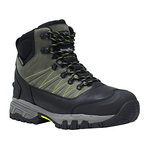 RefrigiWear Men's Tungsten Hiker Boot Waterproof Insulated Safety Toe Lightweight Work Boot Comfort Rated -20°F to 30°F