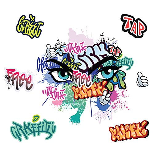 Msup Wall Sticker Creative Wall Decals, Colorful Kids Room Wall Decor Peel And Stick Art Mural For Living Room, Dining Room, Bedroom 15.7"X23.6" #TOP1