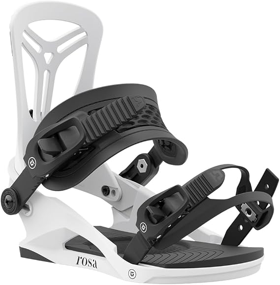 Union Rosa Womens Snowboard Bindings, L, White
