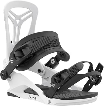 Union Rosa Womens Snowboard Bindings, L, White