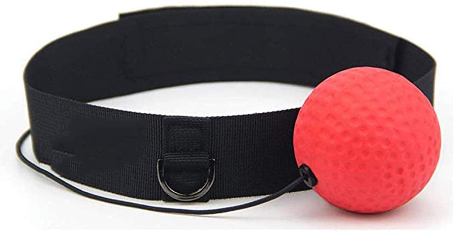Boxing Training Ball, DELFINO Boxing Reflex Ball, Suit for Improve Reaction, Agility, Punching SpeedKit with Headband Portable, Fight Skill and Hand Eye Coordination Training