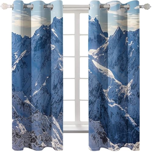 Cortinas de cocina fáciles de lavar de 2 paneles para renovar ventanas oscuras 6