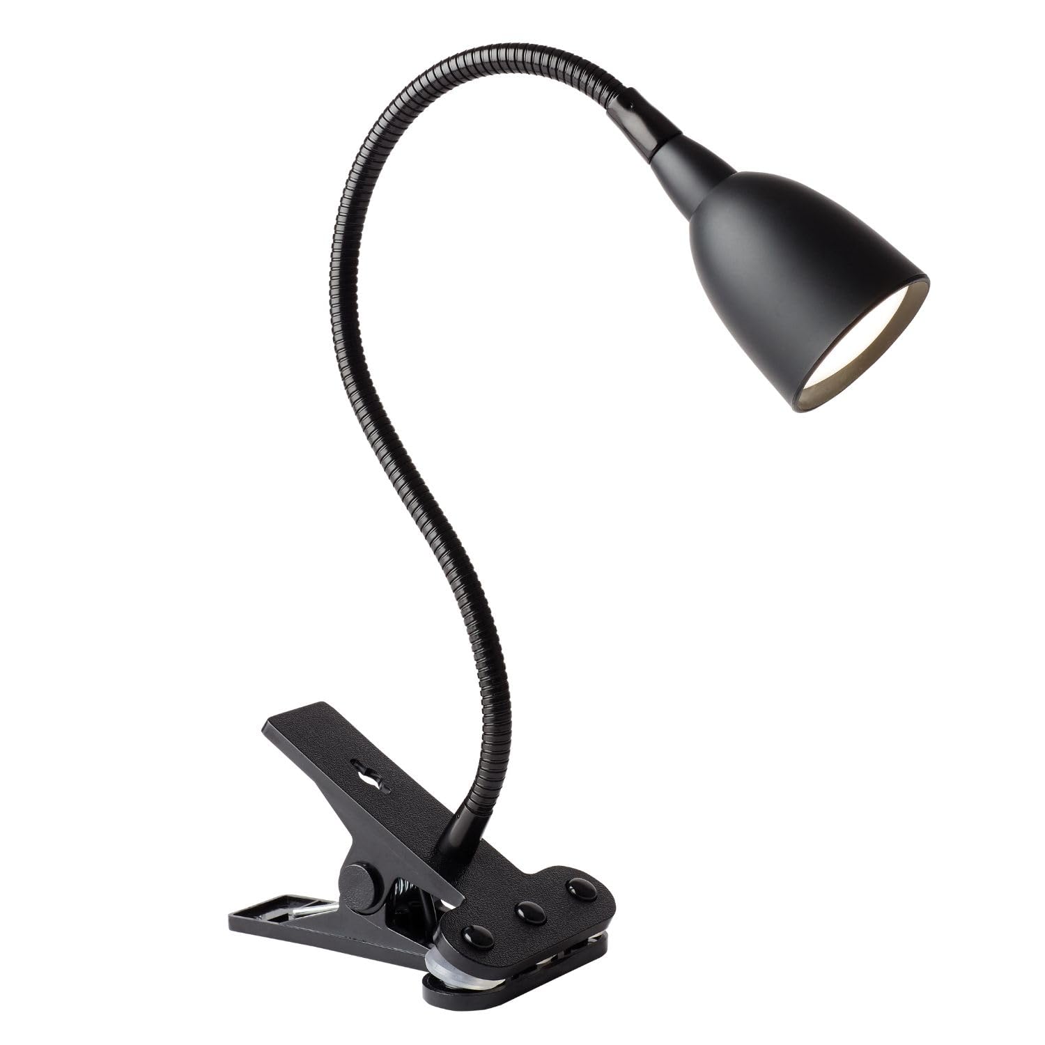 Newhouse Lighting NHCLP-OL-BK Olivia Dimmable and Color Temperature Changing Clamp Light Desk Lamp Black