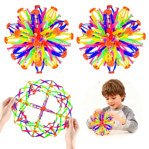 AGSIXZLAN Colorful Expandable Magic Breathing Balls for Kids