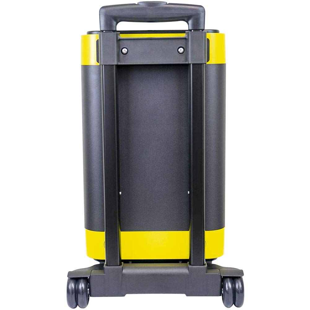 WSHA Générateur Solaire de Centrale électrique Portable 2000W 1886WH Batterie de Secours au Lithium-ION avec 2 Roues, pour Le Camping Autonome en Plein air
