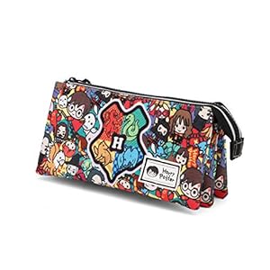 Harry Potter Accio, Estuche Portatodo Triple HS, Multicolor