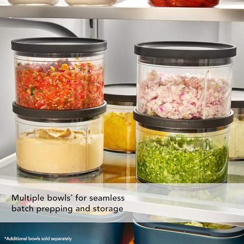 Image of KitchenAid Go Cordless Top Down Chopper - battery included, KTCR351, Black Matte (Pack of 2)