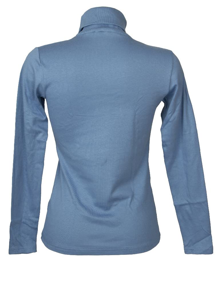 RAGNO Dolcevita Ciclista Donna Maglia Manica Lunga Caldo e soffice Cotone bio Articolo D274AK BIO Cotton Dolcevita