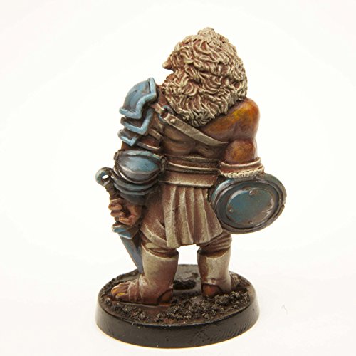 Stonehaven Half-Orc Gladiator Miniature Figure (For 28Mm Scale Table Top War Games) - Made In Usa #TOP3