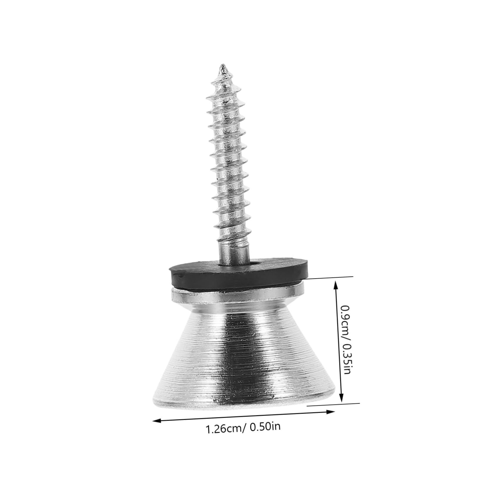 FUNOMOCYA 1Pair Guitar Strap Locks Durable Mushroom Head Buttons for Electric Acoustic Guitars Secure Your Strap with Easy Installation Random Color