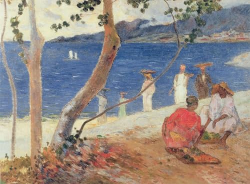 Tableau Paul Gauguin pour décoration du salon avec paysage marin en toile moderne