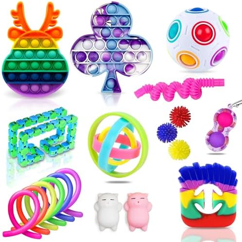 26 Piezas Fidget Toy Set, Paquete Sensorial Fidget para Autismo T...