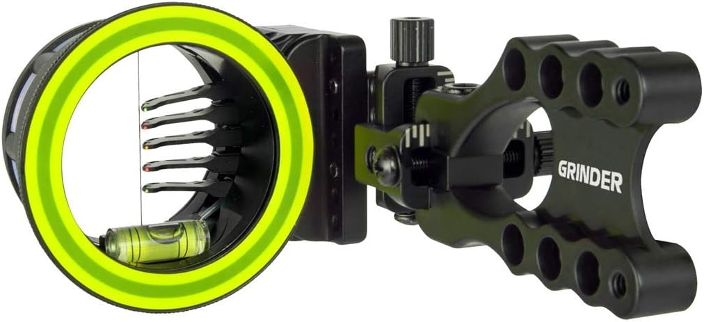 Spot Hogg Grinder MRT with Micro Adjust | 5 Pin Bow Sight | Right/Left Handed | Pin Size .01/.019/.029 | Made in The USA