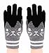 Newfancy Women Men Winter Knit Gloves Touchscreen Warm Soft Cat Kitten Texting Fashion Mittens for Smartphone Iphone Ipad, Gray, One Size