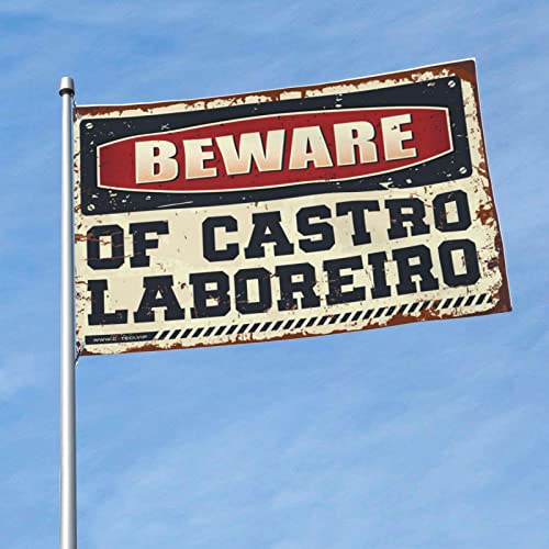 Décoration de garage pour hommes : grand drapeau de Castro Laboreiro